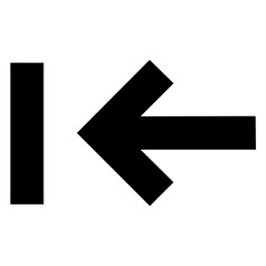 back left arrow icon