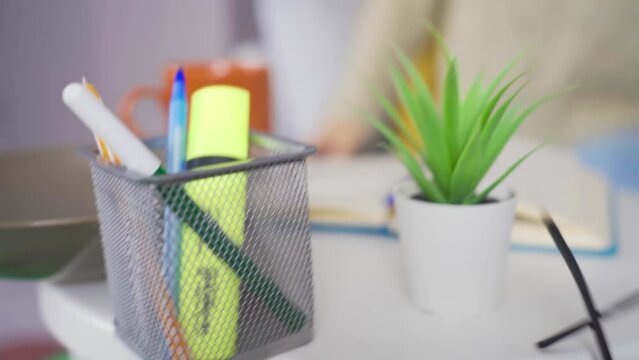 The woman who was at home during the earthquake is afraid.
During an earthquake, a helpless woman is horrified by the impact of the tremor.
