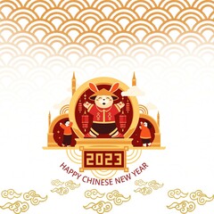 happy chinese new year 2023 instagram template