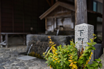Fototapeta na wymiar 長野県　奈良井宿風景