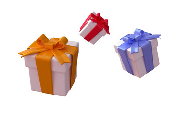 3d rendering gift box
