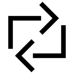 arrow navigation pointer directional line icon