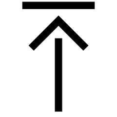 arrow navigation pointer directional line icon