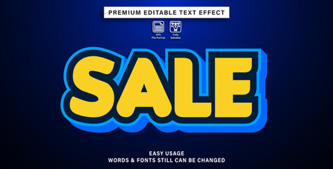 editable text effect sale