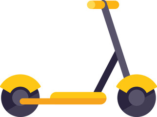 Electric scooter cycle icon flat vector. Bike transport. Modern scooter isolated