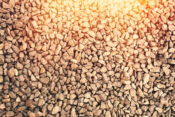 Gravel texture background. High quality photo.