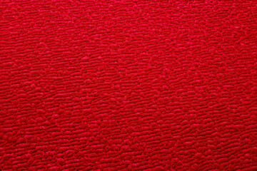 Red carpet texture up close. Generative AI