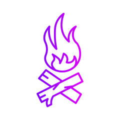 bonfire gradient icon