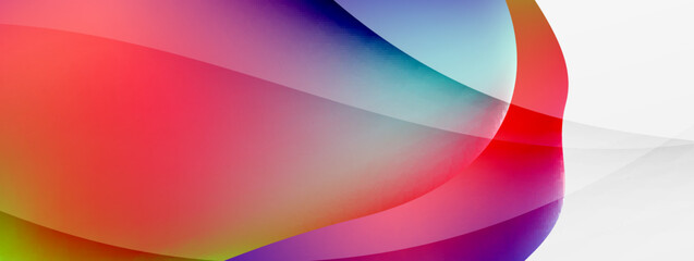 Abstract background. Fluid gradient color wave template for wallpaper, banner, background or landing