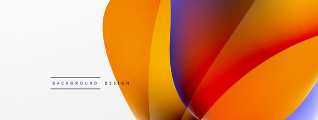 Fluid color abstract background. Liquid gradients, wave pattern. Trendy techno business template for wallpaper, banner, background or landing