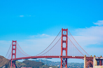 Landscape of Golden Gate Bridge in San Francisco
