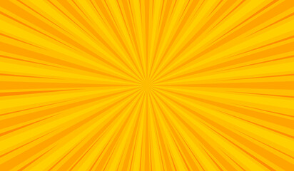 Abstract yellow comic zoom background vector illustration © abivector