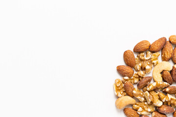 ミックスナッツの背景素材