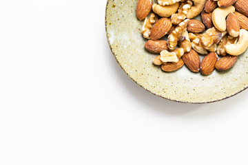 ミックスナッツの背景素材