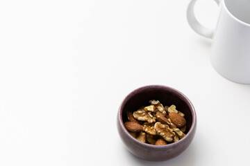 ミックスナッツの背景素材