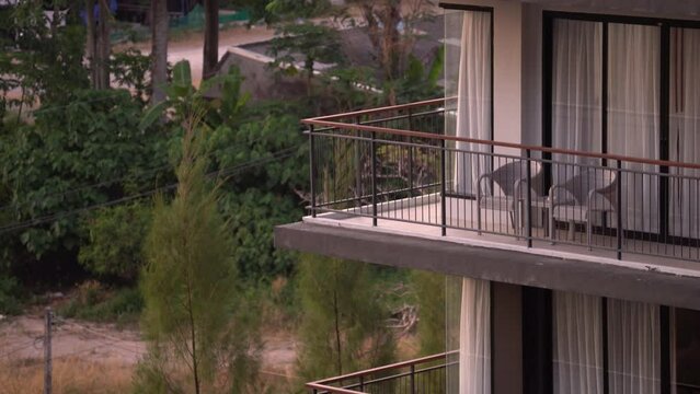 Empty Condominium Terrace Balcony - Static