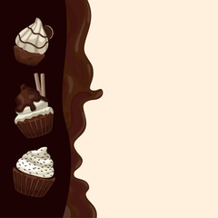 sweet chocolate cupcakes
