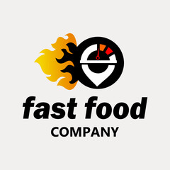use for fast food logo with dot point maps