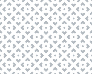 Abstract geometric pattern. A seamless vector background. White and gray ornament. Graphic modern pattern. Simple lattice graphic design.