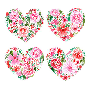 Watercolor Hearts Images – Browse 244,829 Stock Photos, Vectors, and ...