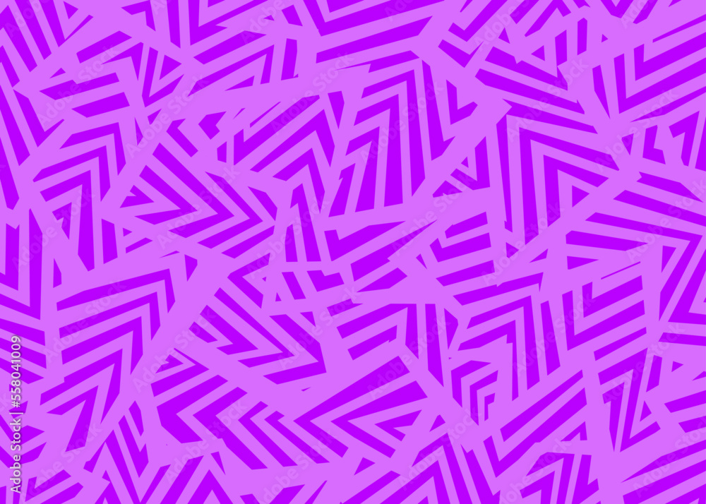 Poster abstract background with seamless dazzle camouflage pattern