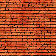 Realistic Repeating Brick Wall Pattern (Seamless Repeating Tiling Pattern) (AI)