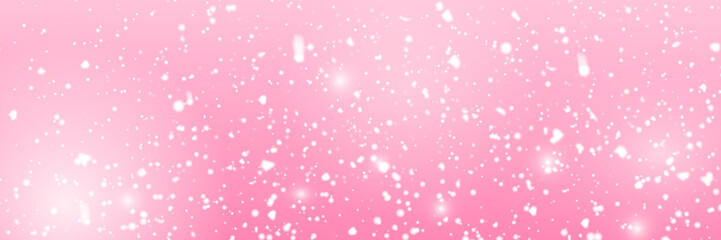 Snowfalls, snowflakes in different shapes and forms. Snowflakes, snow background.