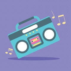 boom box nineties style © Jemastock