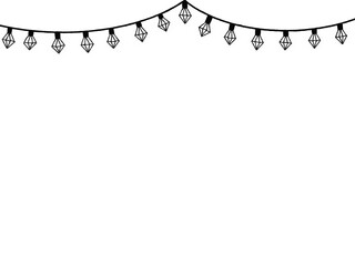 black and white frame