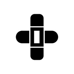 bandage glyph icon