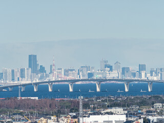 木更津太田山公園から観た風景