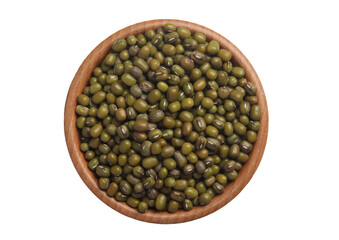 green beans on a white background