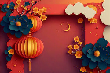 Chinese new year decorations, chinese new year background, lunar New year background, beautiful background for lunar New year 