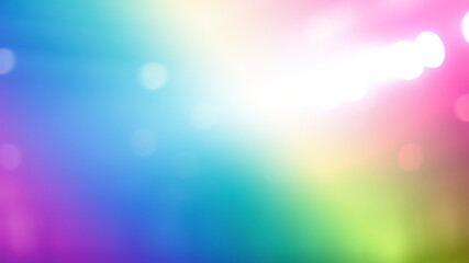 blurred rainbow bokeh background