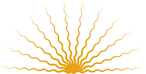 sunburst  decoration ornament