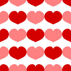 love pattern shape for valentines day. illustration of heart shape vector template.