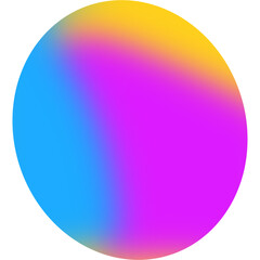 Abstract oval background multicolored with a transition.
