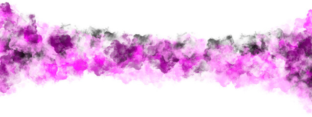 Fototapeta na wymiar pink long smoke element