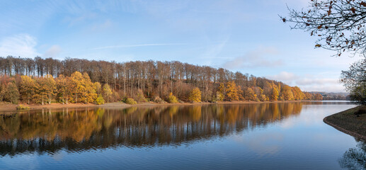 Lingese lake, Bergisches Land, Germany