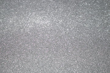 Silver background Abstract Bokeh Christmas.	
