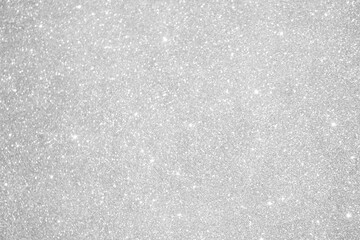 Silver background Abstract Bokeh Christmas.	
