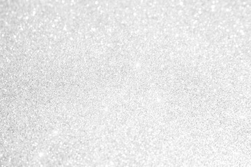 Silver background Abstract Bokeh Christmas.	
