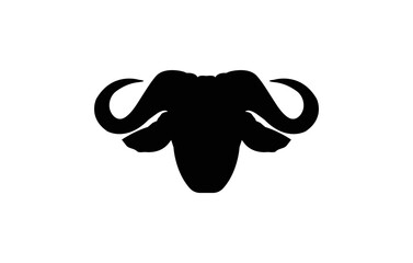 The best of Cow Head Silhouette icon vector, illustration logo template in trendy style. Suitable for many purposes.