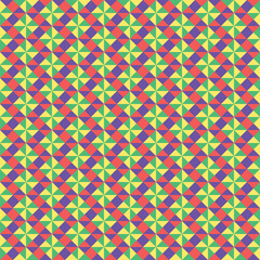 colorful geometric elements pattern in seamless pattern, colorful, paper, background, wallpaper