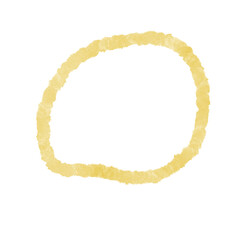 Golden Watercolor Smudge