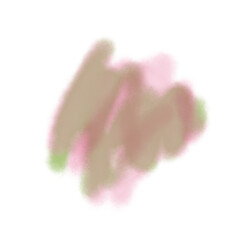 Golden Watercolor Smudge