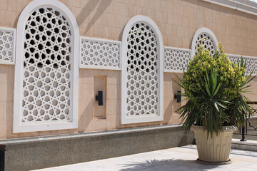 a Mosque architecture details background