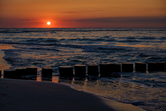 Sonnenuntergang über der Ostsee © Frank Waßerführer