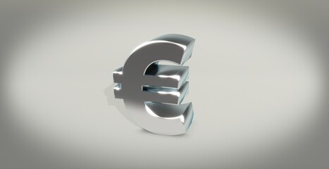 Euro, Gewinn, Kapital, Business, Schrift, 3d, silber