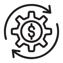 finance line icon